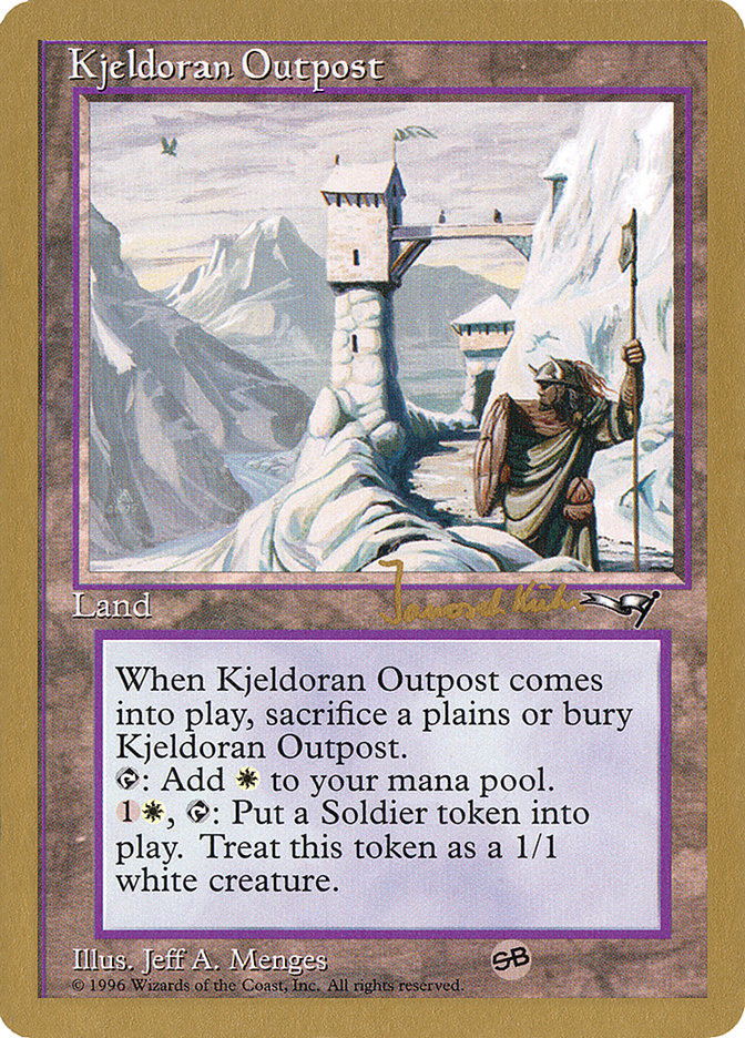 Kjeldoran Outpost - 1997 Janosch Kuhn (ALL) [World Championship Decks]