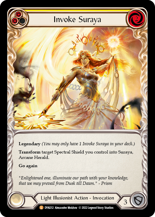 Invoke Suraya // Suraya, Archangel of Knowledge (DYN212) [Dynasty]