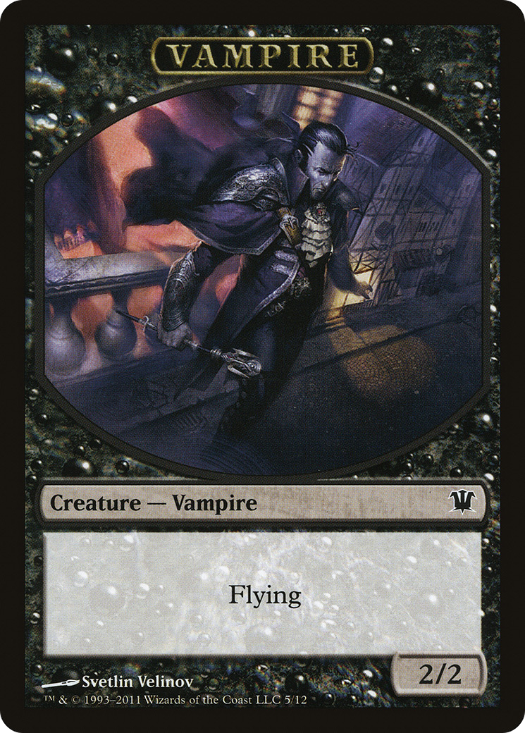 Blood // Vampire (0007) Double-Sided Token (21 // 7) [Innistrad Remastered]
