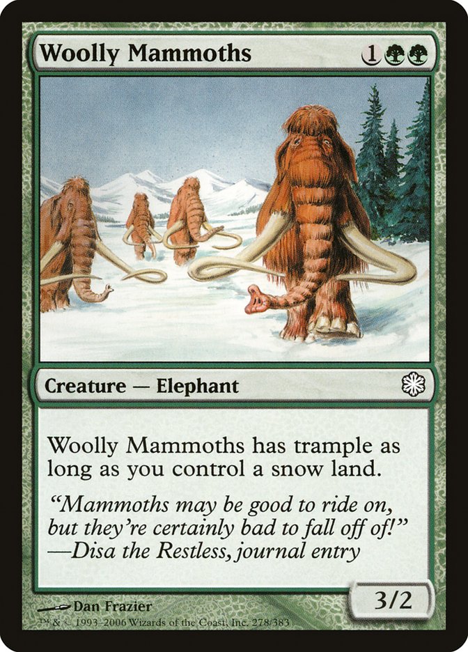 Woolly Mammoths (278) [Coldsnap Theme Deck Reprints]