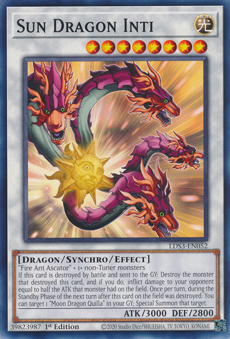Sun Dragon Inti (LDS3-EN052) [Legendary Duelists: Season 3]
