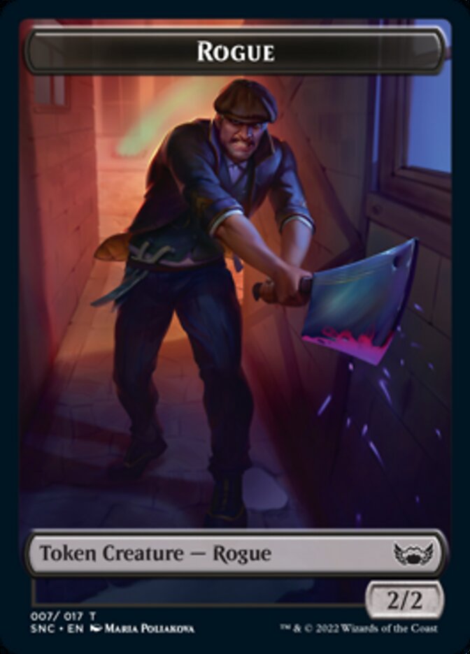 Cat // Rogue Double-Sided Token (9 // 7) [Streets of New Capenna]