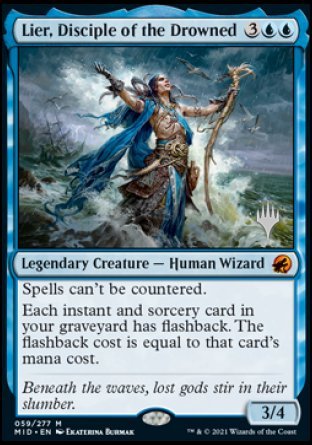 Lier, Disciple of the Drowned (59) [Promo Pack: Innistrad: Midnight Hunt]