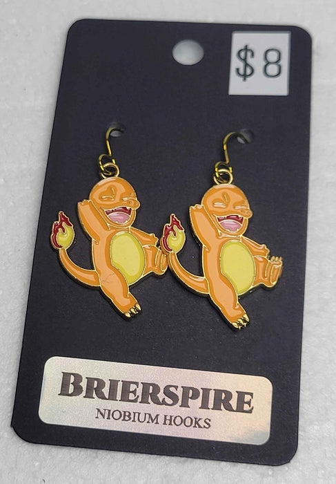Charmander earrings
