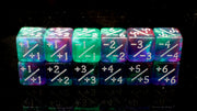 Old School +/- Counter Dice 12ct Set: Galaxy - Cosmic Stardust