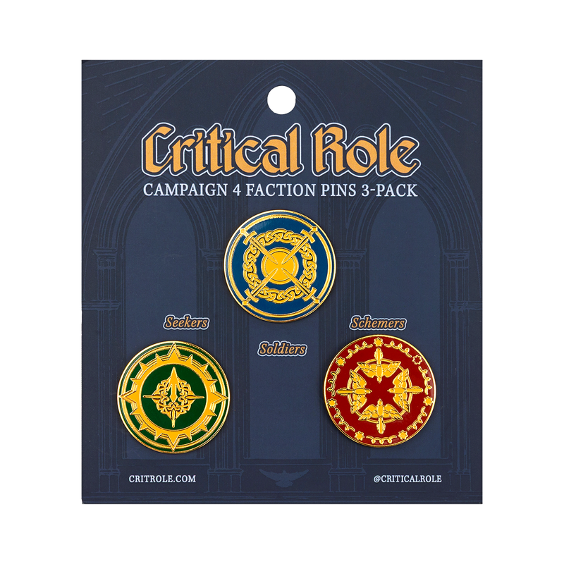 Critical Role Campaign 4 Faction Pins 3-Pack