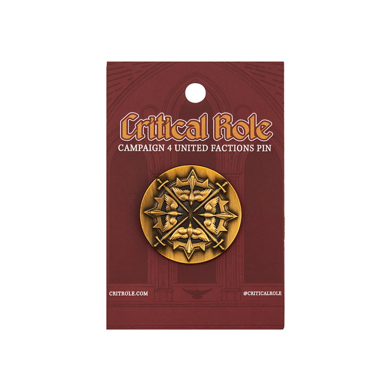 Critical Role Campaign 4 United Faction Pin