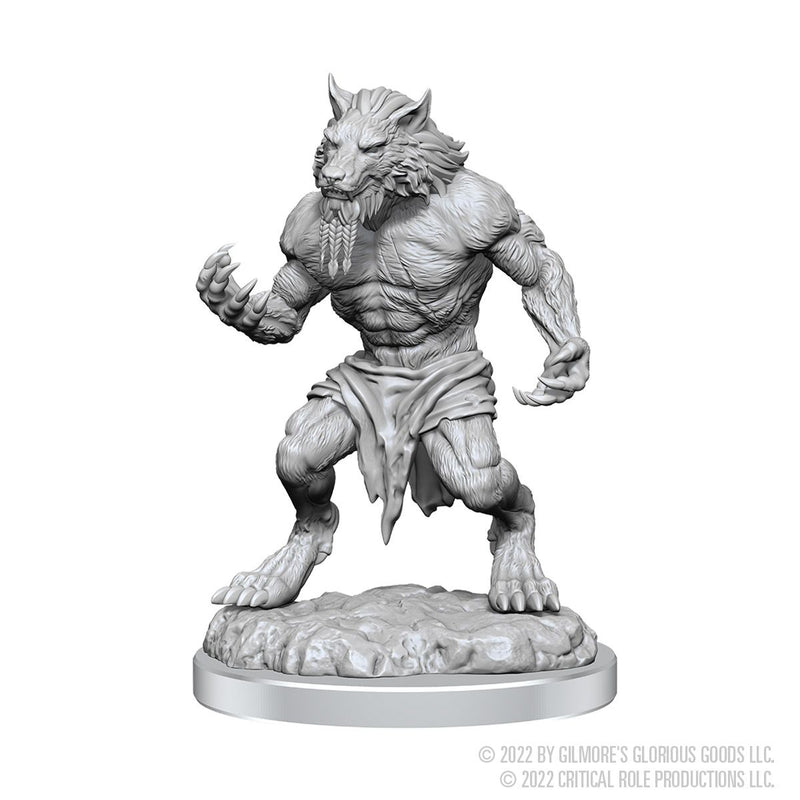 CRITICAL ROLE: UNPAINTED MINIATURES: W3 FEY WEREWOLVES