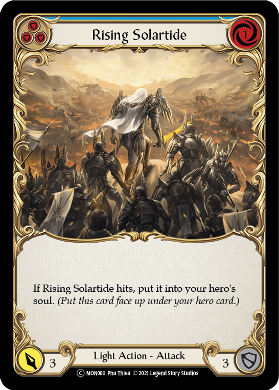 Rising Solartide (Blue) (MON080) [Monarch]