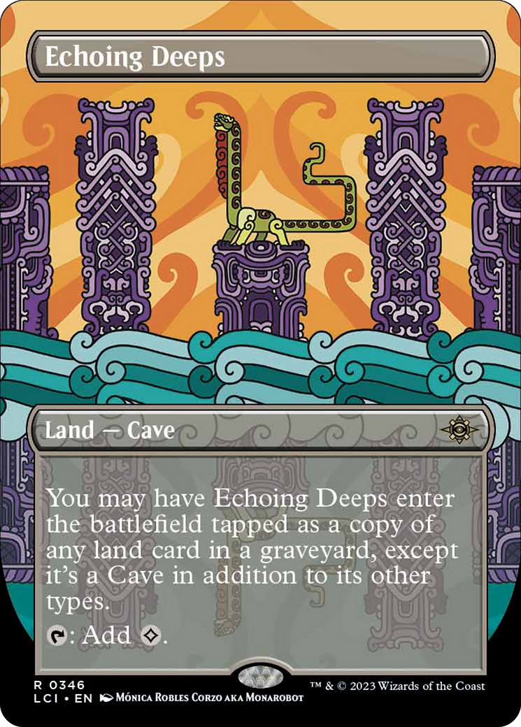 Echoing Deeps (Borderless) (346) [The Lost Caverns of Ixalan]