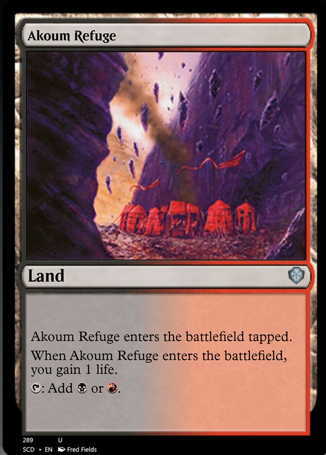 Akoum Refuge (289) [Starter Commander Decks]
