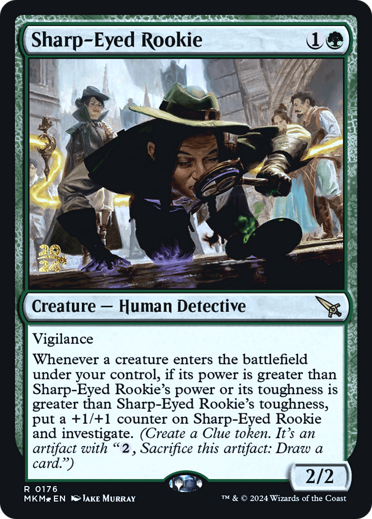 Sharp-Eyed Rookie (176) [Prerelease Cards]