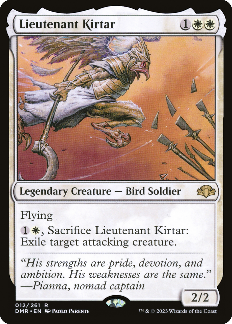 Lieutenant Kirtar (12) [Dominaria Remastered]