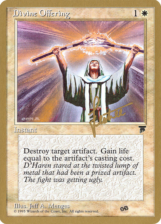 Divine Offering - 1996 Bertrand Lestree (LEG) (SB) [World Championship Decks]