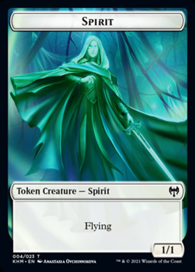 Spirit Token (4) [Kaldheim]
