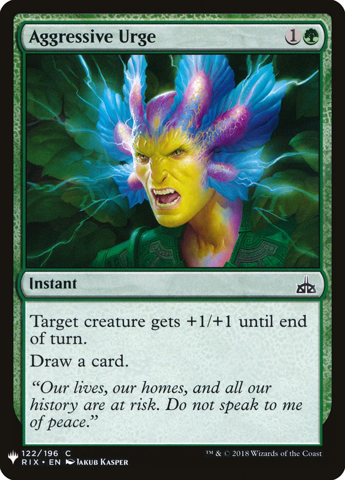 Aggressive Urge (122) [The List Reprints]
