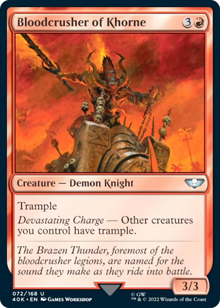 Bloodcrusher of Khorne (72) [Universes Beyond: Warhammer 40,000]
