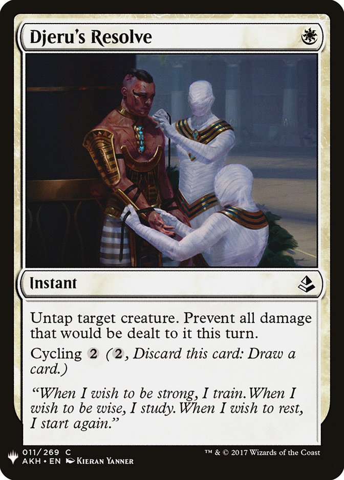 Djeru's Resolve (11) [The List Reprints]