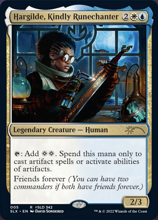 Hargilde, Kindly Runechanter (5) [SLX Cards]