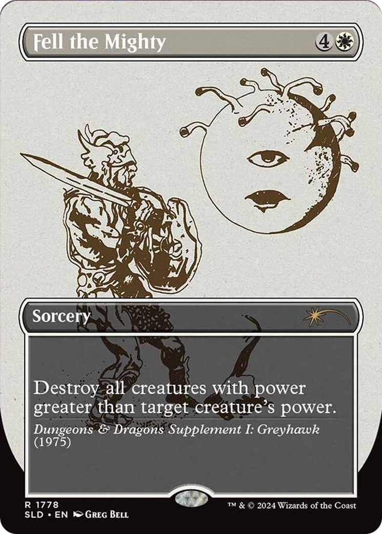 Fell the Mighty (1778) (1778) [Secret Lair Drop Series]