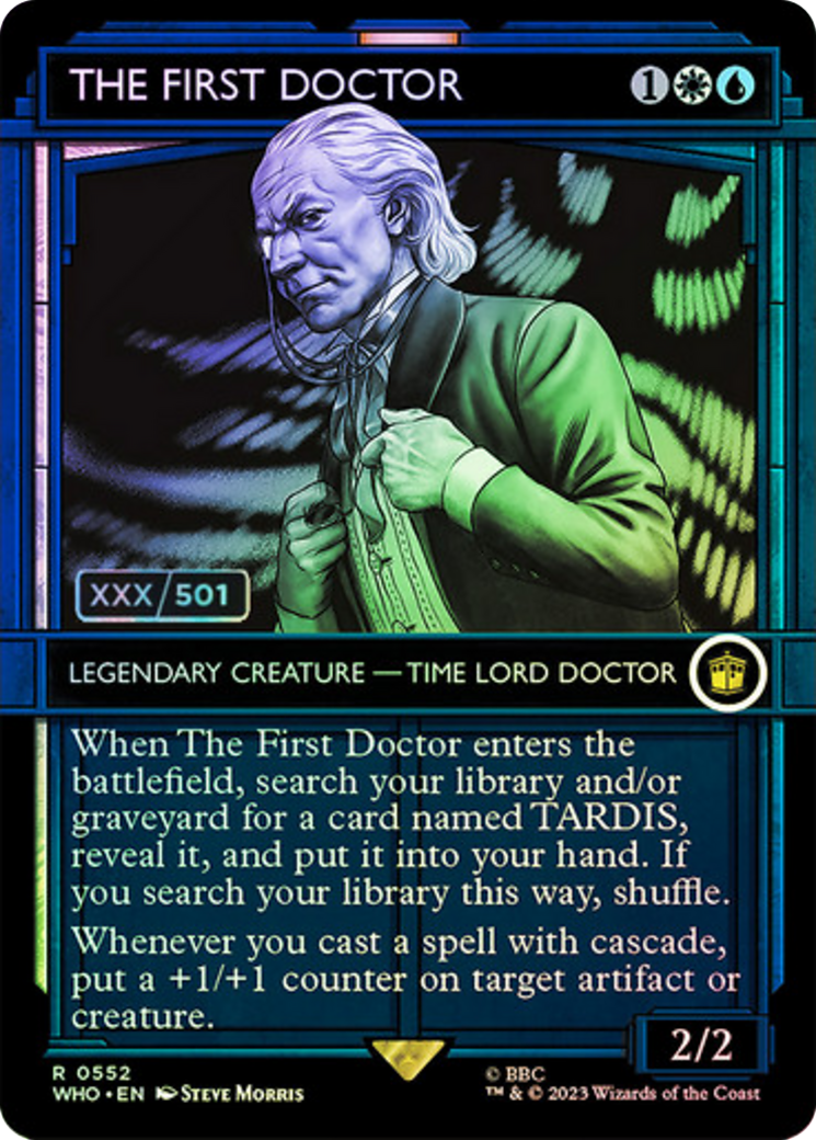 The First Doctor (Serial Numbered) (552) [Universes Beyond: Doctor Who]