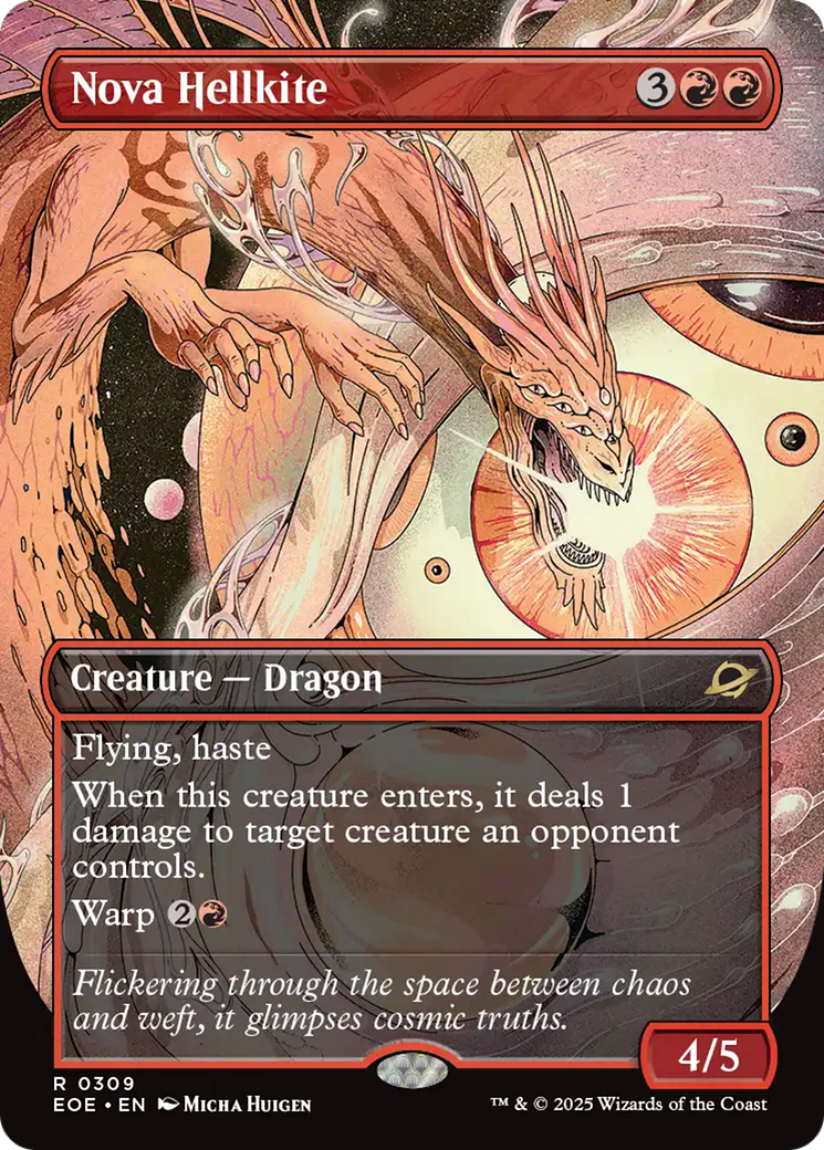Nova Hellkite (Borderless) (309) [Edge of Eternities]