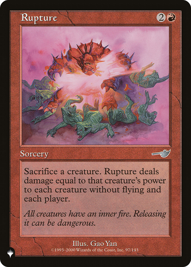 Rupture (97/143) [The List Reprints]