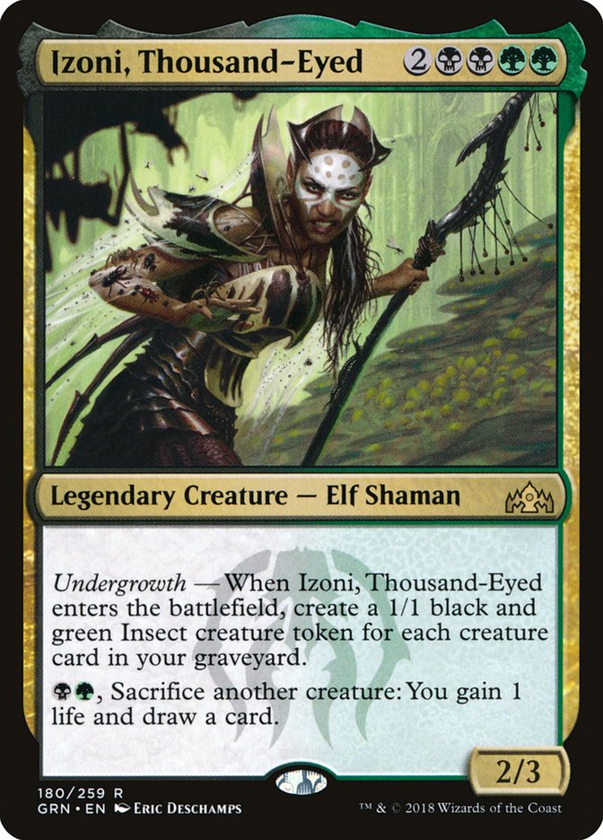 Izoni, Thousand-Eyed (180) [Guilds of Ravnica]
