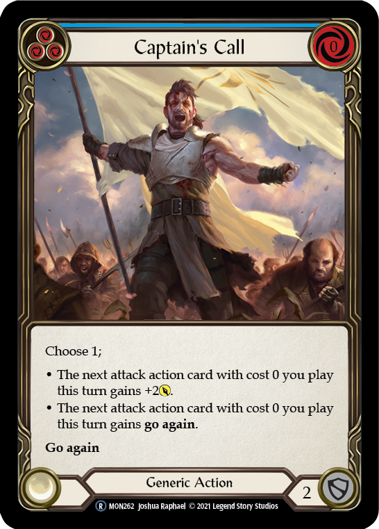 Captain's Call (Blue) (MON262) [Monarch]
