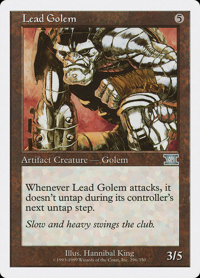 Lead Golem (296) [Classic Sixth Edition]