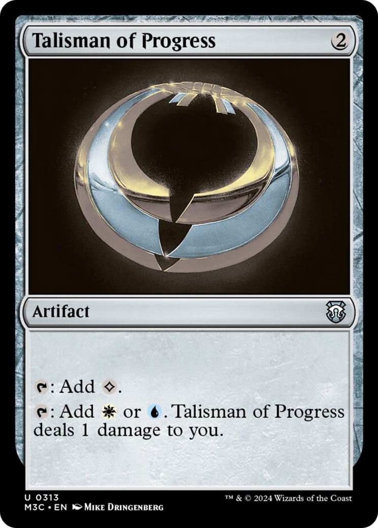 Talisman of Progress (Ripple Foil) (313) [Commander: Modern Horizons 3]