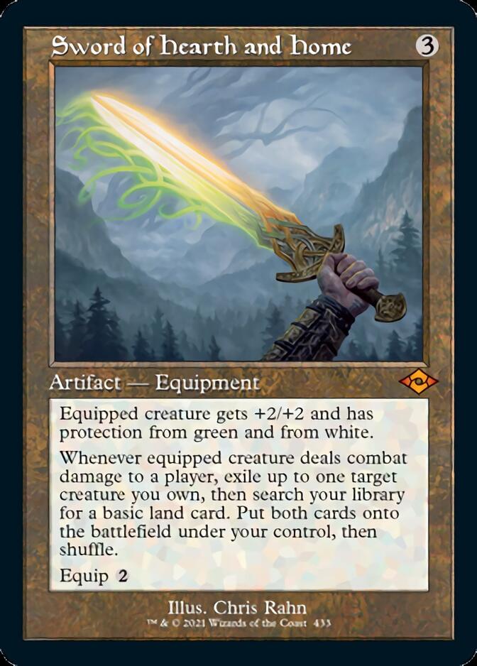 Sword of Hearth and Home (Retro Frame) (Foil Etched) (433) [Modern Horizons 2]