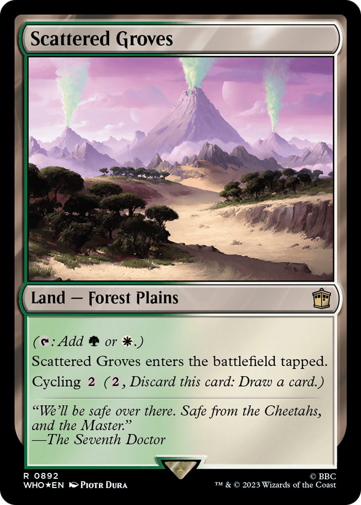 Scattered Groves (Surge Foil) (892) [Universes Beyond: Doctor Who]