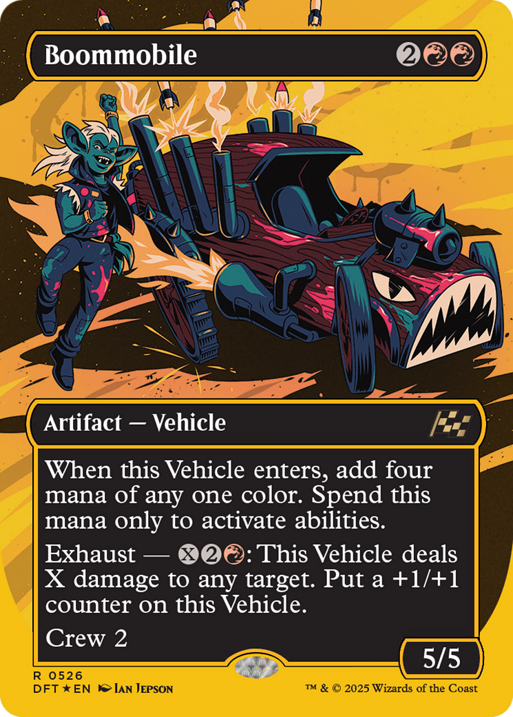 Boommobile (Borderless) (First-Place Foil) (526) [Aetherdrift]