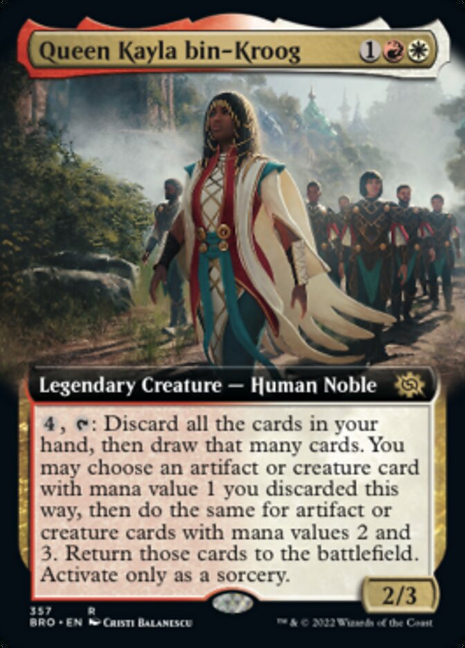 Queen Kayla bin-Kroog (Extended Art) (357) [The Brothers' War]