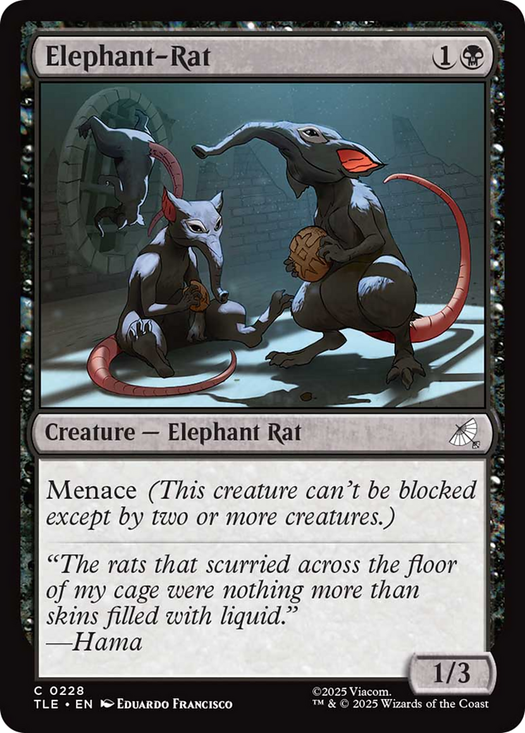 Elephant-Rat (228) [Avatar: The Last Airbender: Eternal-Legal]