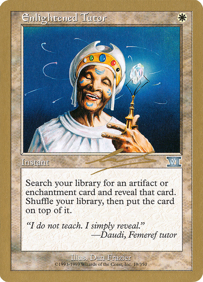 Enlightened Tutor - 2000 Nicolas Labarre (6ED) [World Championship Decks]