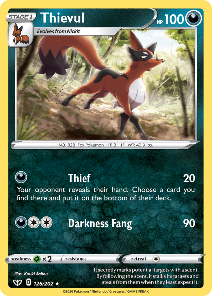Thievul (126/202) [SWSH01: Sword & Shield Base Set]
