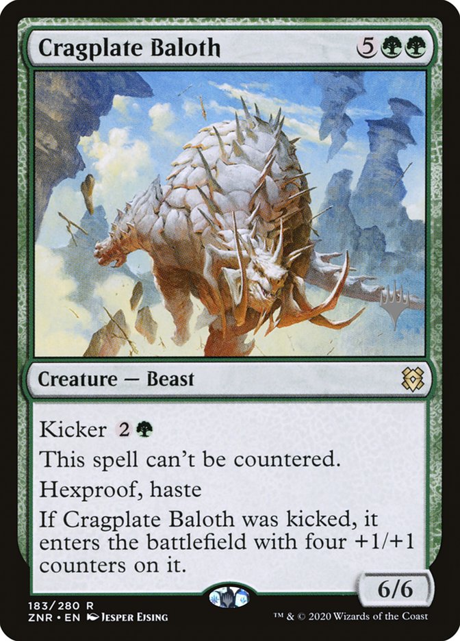 Cragplate Baloth (183) [Promo Pack: Zendikar Rising]