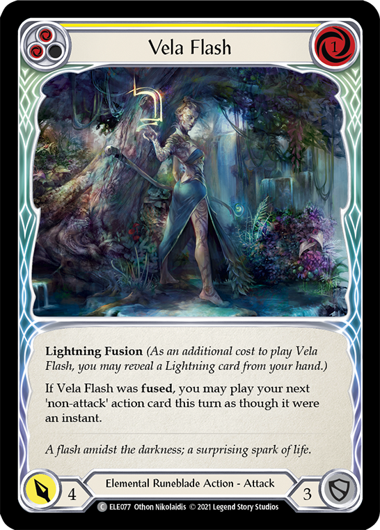 Vela Flash (Yellow) (ELE077) [Tales of Aria]
