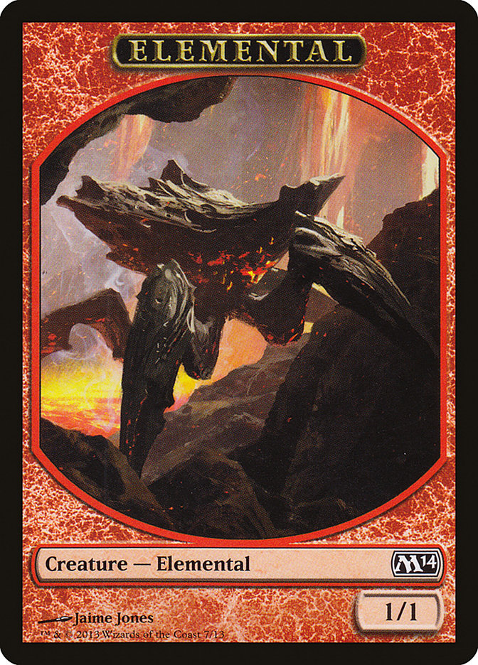 Elemental Token (7) (7) [Magic 2014 (M14)]