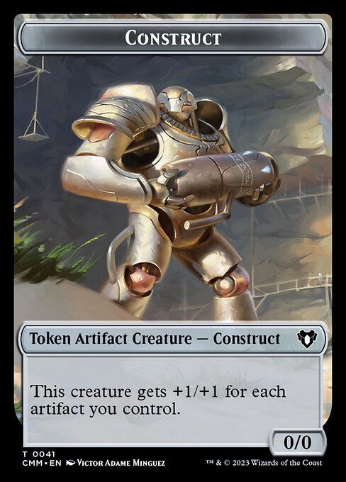 Servo // Construct (0041) Double-Sided Token (45 // 41) [Commander Masters]