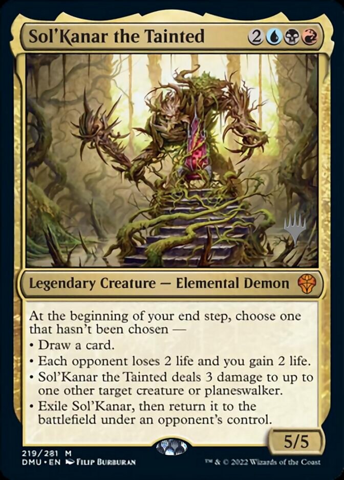 Sol'Kanar the Tainted (219) [Promo Pack: Dominaria United]