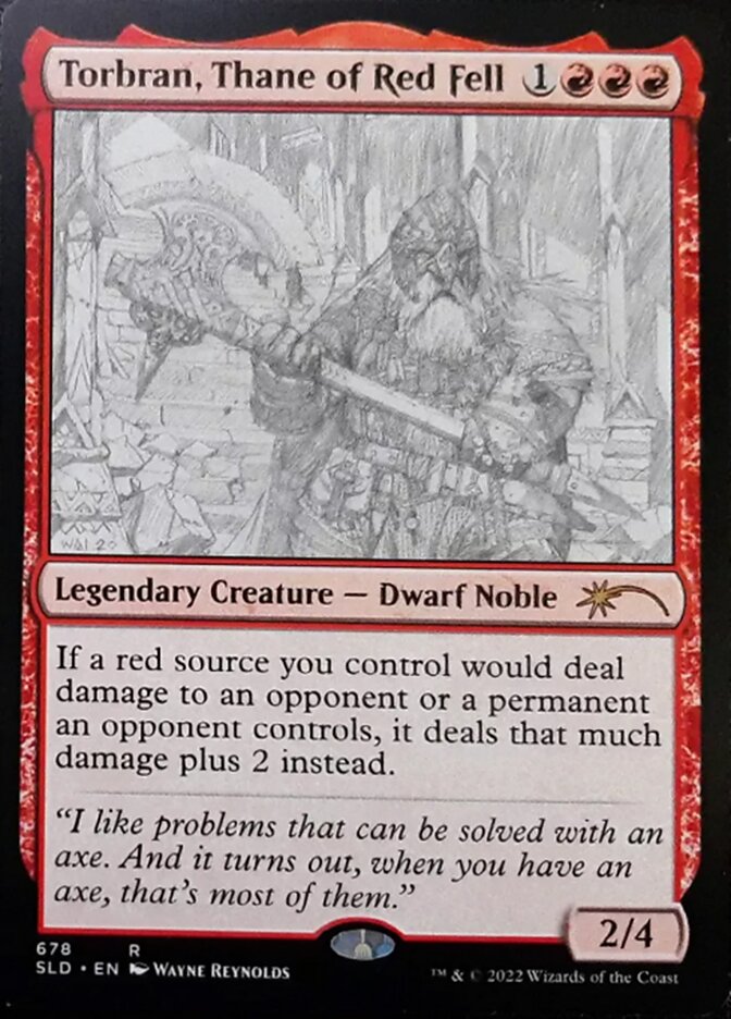 Torbran, Thane of Red Fell (678) (678) [Secret Lair Drop Series]