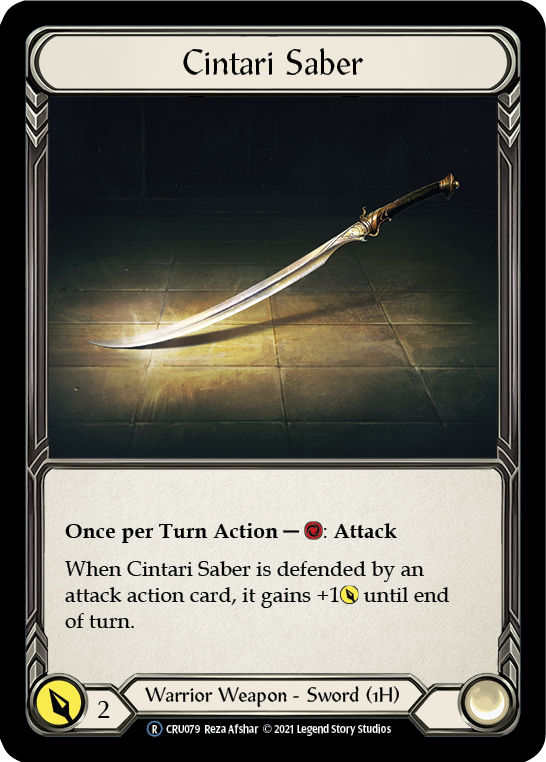 Cintari Saber (CRU079) [Crucible of War]