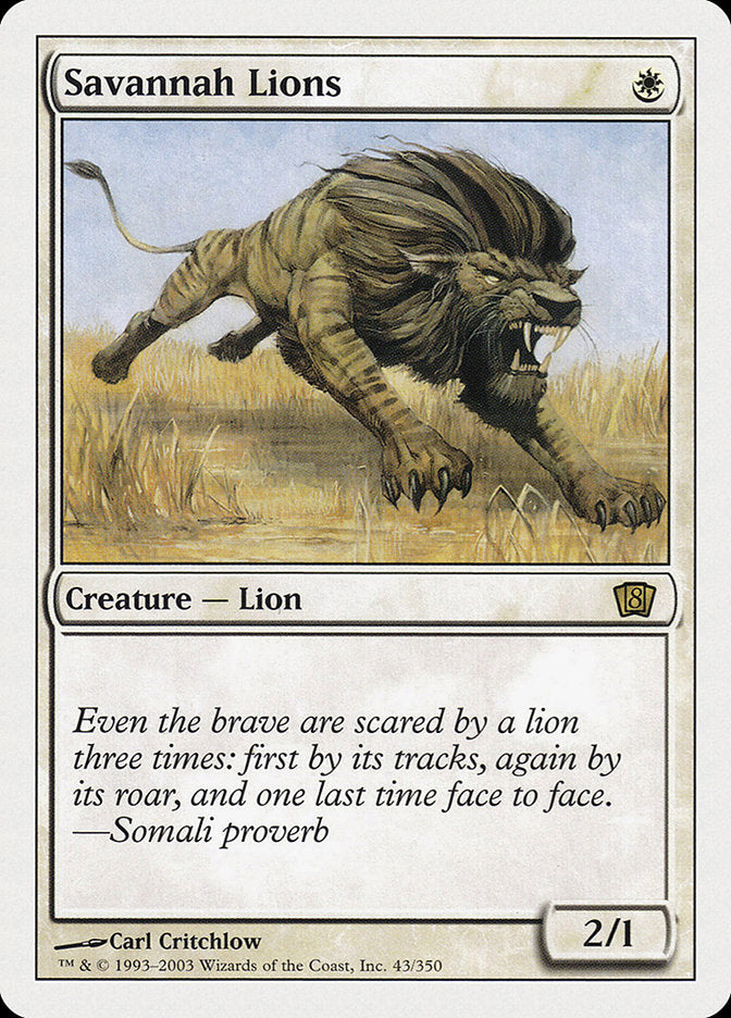 Savannah Lions (43) [8th Edition]