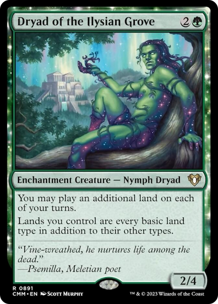 Dryad of the Ilysian Grove (891) [Commander Masters]
