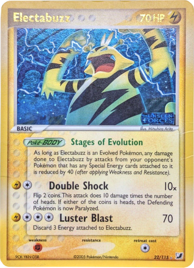 Electabuzz (22/115) [EX Unseen Forces]