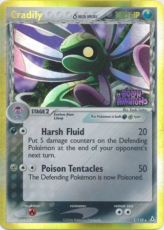 Cradily (Delta Species) (2/110) [EX Holon Phantoms]