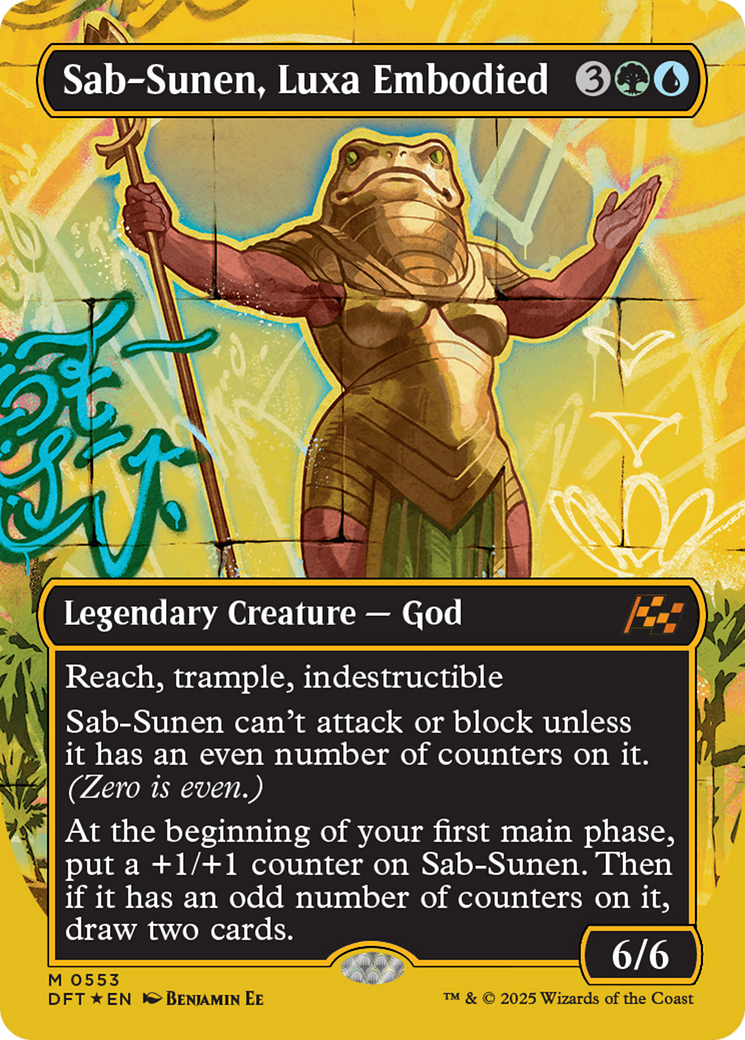 Sab-Sunen, Luxa Embodied (Borderless) (First-Place Foil) (553) [Aetherdrift]